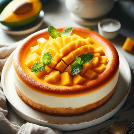 Mango-Cheesecake